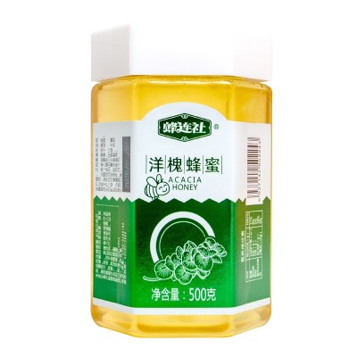 蜂连社洋槐蜂蜜500g自然成熟散装厂家供货槐花蜜团购批发散装蜂蜜图5