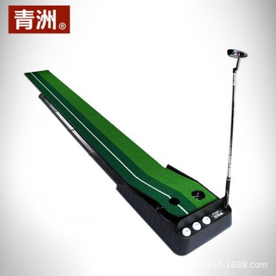 青洲 高尔夫练习器 亚马逊室内高尔夫草坪器golf塑胶迷你推杆训练图4
