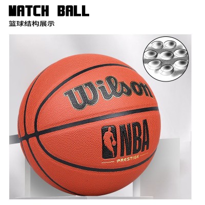 wilson威尔胜篮球正品NBA7号成人比赛PU蓝球青少年室内外耐磨批发图4