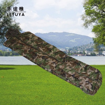 户外数码迷彩加棉睡袋加宽加厚防雨露营野营超轻成人野外保暖睡袋图2