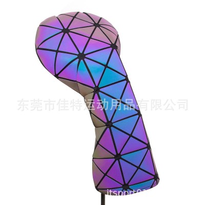 新款高尔夫球杆套木杆套炫彩渐变色韩国跨境热销现货一号木杆套图5