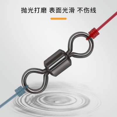 八字环连接器8字环强拉力美式转环连接环钓鱼小配件垂钓鱼具用品图4