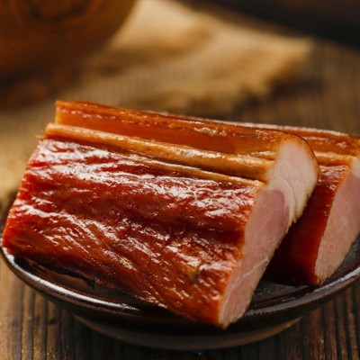 偏瘦 四川特产正宗柴火腊肉农家自制烟熏五花咸肉非湖南川味腊肠5图4