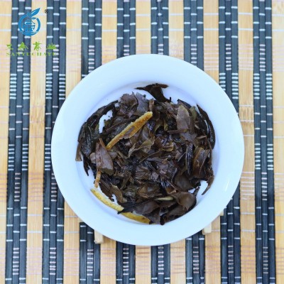 福鼎白茶饼干茶新会陈皮白茶寿眉陈年老白茶袋泡茶一包一泡调味茶图5