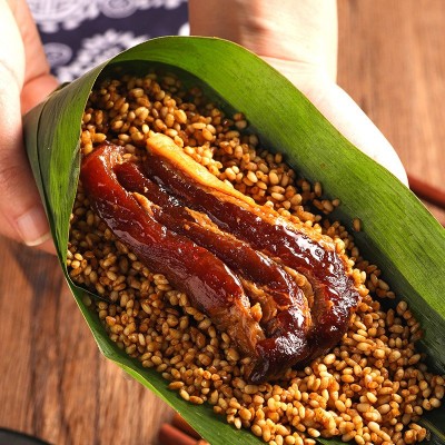 嘉兴长条粽大肉粽五花肉粽鲜肉粽早餐真空散装速食端午团购批发图4