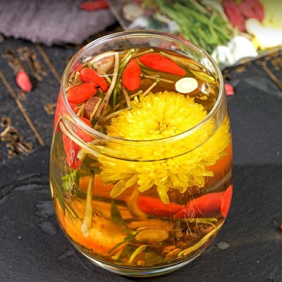 菊花决明子茶金银花枸杞子甘草组合熬夜花茶独立小包装150g盒装图4