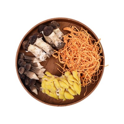 菌汤煲组合新鲜食用菌姬松茸黑皮鸡枞榆黄菇虫草花鸡油鲜菌汤包图5