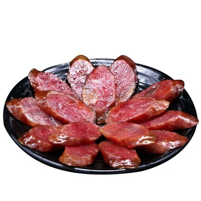 雅妹子-四川传统技艺制作柏香枝熏制广式咸甜味香肠-广味香肠图5