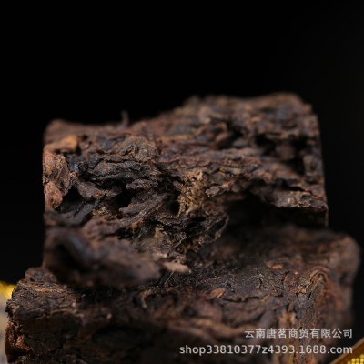 批发云南普洱茶 散装小沱茶 熟茶陈年乔木陈香小金砖 醇香小方砖图4
