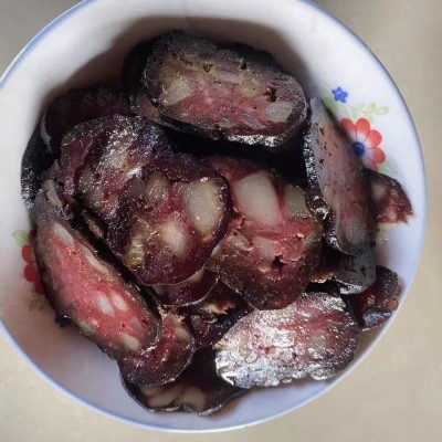 湖南长沙猪血丸子农家自制柴火烟熏 餐饮批发图4