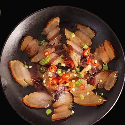 广式有皮五花腊肉广东广式广味腊味煲仔饭酒楼正宗特色腊味图5
