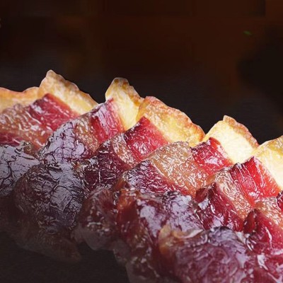 广式有皮五花腊肉广东广式广味腊味煲仔饭酒楼正宗特色腊味图4
