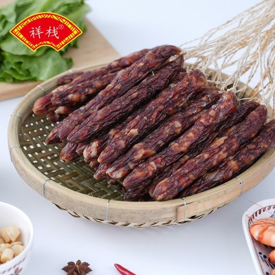 广式腊肠 冬菇瑶柱 广东特产腌制风干广式风味 腊味蒸饭 煲仔饭图2