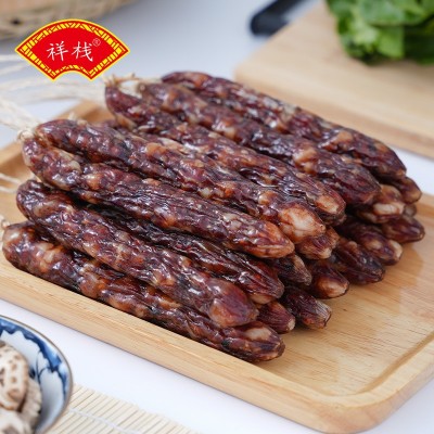 广式腊肠 冬菇瑶柱 广东特产腌制风干广式风味 腊味蒸饭 煲仔饭图4