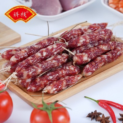 广式腊肠 农家土猪 广东特产腌制风干广式风味 腊味蒸饭 煲仔饭图2
