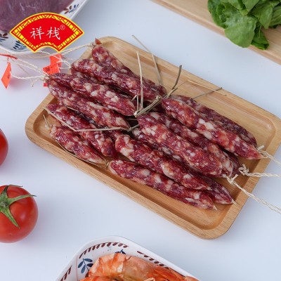 广式腊肠 农家土猪 广东特产腌制风干广式风味 腊味蒸饭 煲仔饭图4