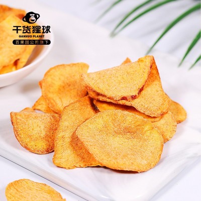 【百果园干货猩球】香酥红薯片袋装120g休闲零食地瓜片香脆  3件图4