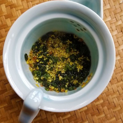 桂花乌龙茶2023新茶桂花铁观音散茶叶批发厂家直销本散装茶叶500g图4