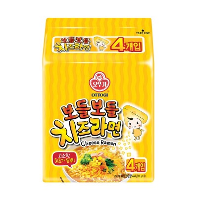 韩国进口不倒翁辣味金拉面奶酪芝士拉面速食泡面韩国拉面方便面