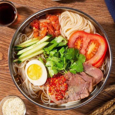 延边朝鲜族风味冷面 酸甜口东北大冷面家庭装301g/袋小麦冷面批发图4