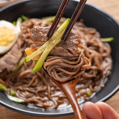 东北延吉酸甜大冷面厂家批发荞麦面325g/袋韩式荞麦冷面量大从优图5