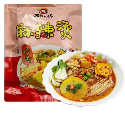 东北大妈奶香麻辣烫麻辣方面便330g袋装速食牛筋面麻辣面方便速食图4