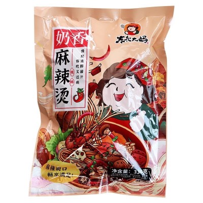 东北大妈奶香麻辣烫麻辣方面便330g袋装速食牛筋面麻辣面方便速食