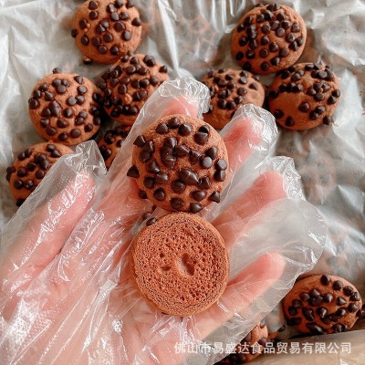 巧克力豆曲奇饼干 整箱散装豆逗多饼干 网红点心烘焙休闲零食批发图2