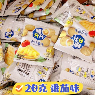 包邮脆升升鲜切薯条20g蜂蜜黄油原味膨化休闲追剧零食批发代发图4