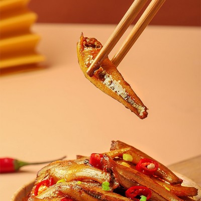 厂家直销劲仔小鱼仔袋装湖南香辣小鱼休闲零食批发麻辣小鱼干图2