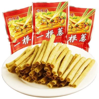 甘师傅一根葱零食薯条90后儿时怀旧童年小时候的辣条吃货13g*30包图2