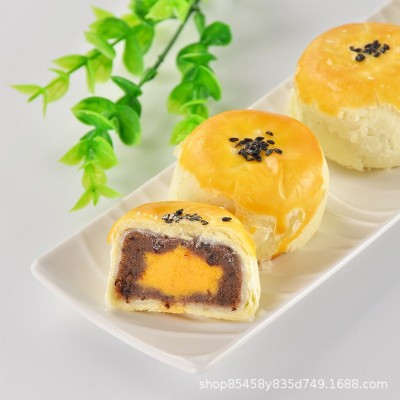 厂家直销海鸭蛋蛋黄酥糕点咸鸭蛋月饼中秋节礼品礼盒装一件图5