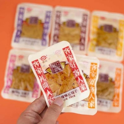 欣田客家豆腐干福建龙岩闽西长汀豆腐干特产麻辣办公网红零食散装图5