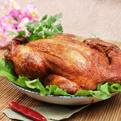 南农烧鸡500g/整只南京特产扒鸡手撕烤肉类熟食卤味真空包装图4