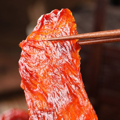 台湾风味薄烧原切猪肉脯袋装100g 手撕肉脯干片高蛋白 办公室零食图4