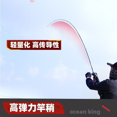 路亚杆碳素鱼竿泛用远投路亚竿威海钓具直柄枪柄渔具钓鱼用品批发图2