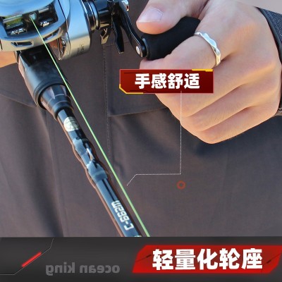 路亚杆碳素鱼竿泛用远投路亚竿威海钓具直柄枪柄渔具钓鱼用品批发图3