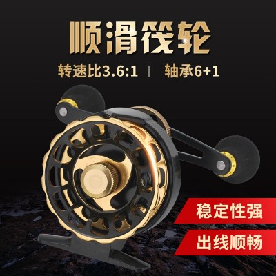 科迈龙筏钓轮冰钓轮筏轮前打轮微铅阀轮海钓鱼线轮鱼轮桥钓筏竿轮图2