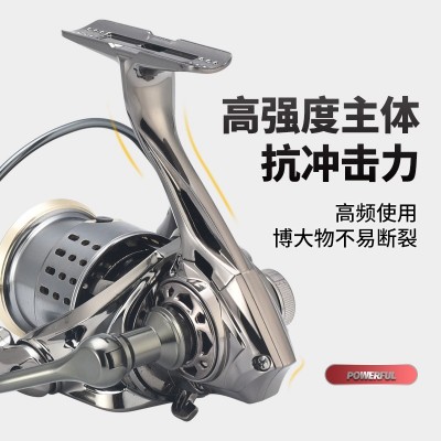 科迈龙小高尔夫路亚纺车轮旋入式翘嘴淡水远投斜口浅线杯微物轮图2