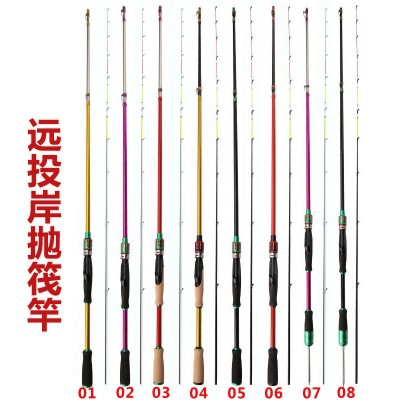 岸筏杆碳素筏竿插节钓鱼杆厂家供应岸抛杆筏竿尖米2.1米渔具鱼竿图2
