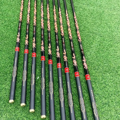 冰蓝粉妖娆尊鱼竿碳素硬调钓鱼竿19调鲤鱼竿3.6-9米台钓竿长节图4