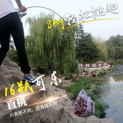 双稍路亚竿 碳素钓鱼竿M/MH调枪柄直柄远投竿海竿雷强竿图5