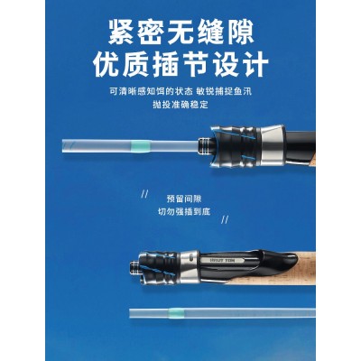 超软玻纤竿 微物弹射竿 软木路亚竿XUL硬度1.3米钓鱼杆溪流马口竿图4