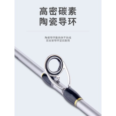 批发微物路亚竿 碳素软木马口竿 钓鱼竿UL调1.68米直柄鱼竿 银翼图4
