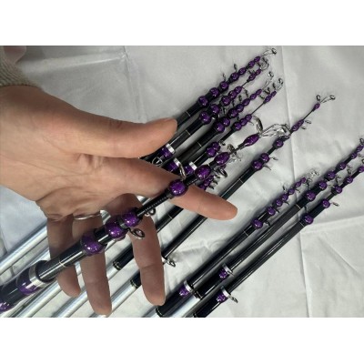 手工改制高碳 19调路滑矶钓 谷麦杆海杆超轻硬钓大物溪流钓鱼竿图2