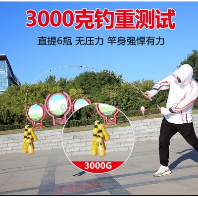 跨境货源 伸缩路亚竿M调2.1 2.4 2.7米便携式振出式短节路亚竿图4