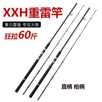 巨物雷强竿3米锚鱼竿xxxh 雷强竿远投竿锚鱼竿路亚套装打黑鱼竿图4