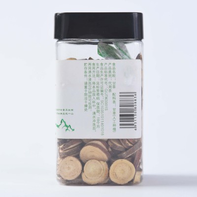锦天康OEM贴牌代工成都花草茶四川花果茶罐装泡水甘草120g养生茶图3