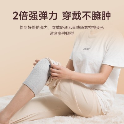 秋冬季加绒保暖护膝四面弹防寒加厚护膝盖跑步骑行保护膝关节图3