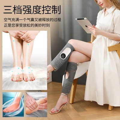 小腿按摩器多功能恒温热敷瘦腿仪空气波电动气压疏通仪腿部按摩器图2